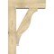 Ekena Millwork Funston Block Rough Sawn Bracket w/ Offset Brace, Douglas Fir, 8"W x 28"D x 40"H BKT0806X28X40FST05RDF - alternate 3
